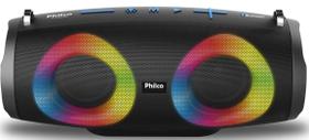 Caixa De Som Portatil Led Philco Blueth 40W FM Com Alça Transporte