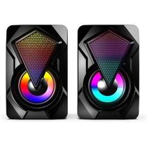 Caixa de som Portatil Led Usb P2