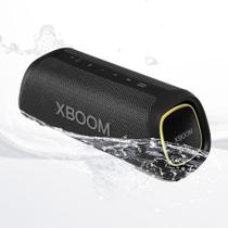 Caixa de Som Portátil LG XBOOM Go XG5S, Bluetooth, 20W RMS, IP67, Até 18h de Bateria, Fibra de Carbono, Preto