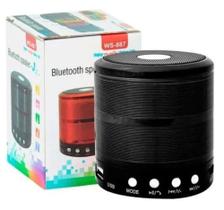 Caixa De Som Portátil Mini Speaker Ws-887 Bluetooth PREMIUM