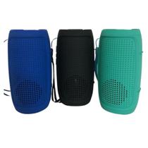 Caixa de som portatil recarregavel fm/usb/sd