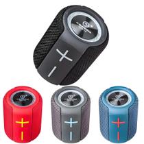 Caixa de som portátil - resistente água - bluetooth - led rgb sortida