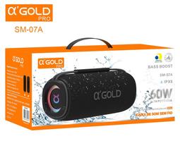 Caixa De Som Portátil Sem Fio Bluetooth A'gold A Prova Dagua SM-07A