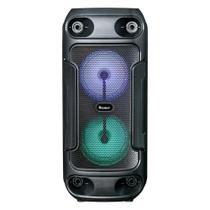 Caixa de Som Portátil Sumay Slim Black 80W Bluetooth TWS USB