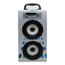 Caixa De Som Portátil Usb Rádio Fm Recarregável Ac-35