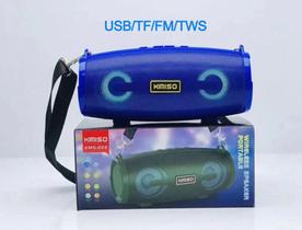 Caixa De Som Portatil Usb Wireless Speaker Kimiso Kms-222 AZUL