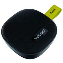 Caixa de Som Portátil WAAW by Alok ME 100SB, 5W, Bluetooth, Resistente à Água IPX6, Preto e Verde - WAAW0002