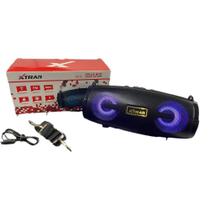 Caixa de Som Portátil Xtrad XDG-76 Bluetooth Entrada USB Micro SD Som Potente Super Bass PRETA