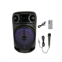 Caixa De Som Potente 2200w Karaokê Bluetooth Portátil