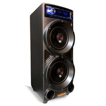 Caixa de som potente AW 570T 120W bivolt falantes de 6 polegadas Bomber com tweeter