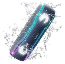 Caixa de Som Potente Bluetooth 25w Leds Interativo à prova d'água