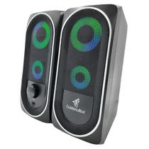 Caixa De Som Potente Para Computador Pc Subwoofer Led Rgb