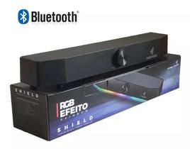 Caixa de Som Potente Para PC Note Soundbar Gamer Bluetooth Leds P2 - RBD Efeitos Leds - Goldenultra