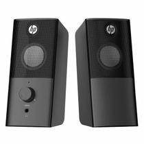 Caixa de Som Preta Multimedia Speaker DHS-2101 HP Caixa de Som Preta Multimedia Speaker DHS-2101 HP