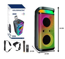 Caixa De Som Profissional 300 W Rms Boombox Extreme - Goldenultra