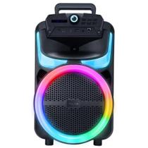 Caixa de Som Pulsa Burst 8POL BT/AUX/USB/FM 250W MULTILASER Caixa de Som Pulsa Burst 8POL BT/AUX/USB/FM 250W MULTILASER