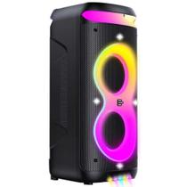 Caixa de Som Pulse Pulsebox 3 Doble 8 BT/AUX/MIC/TWS 1400W MULTILASER