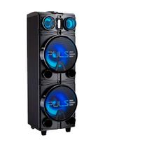 Caixa de Som Pulse Storm 2 12"pol Bleutooth Led Rádio FM TWs -1500w