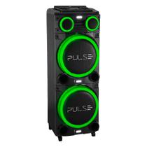 Caixa de Som Pulse Torre Sp516 Double 12"pol LED 2700w - Bivolt