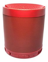 Caixa De Som Q3 Bluetooth Wireles Mp3 Usb Com Rádio Vermelho