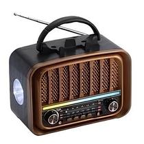 Caixa de Som Rádio FM 3 Bandas Bluetooth com Lanterna MO-222T Átomo