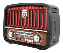 Caixa De Som Rádio Retrô Entrada Usb Am/fm /sw C/ LATERNA Altomex J108 Caixa De Som Rádio Retrô Entrada Usb Am/fm /sw C/ LATERNA Altomex J108