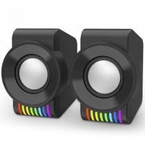 Caixa de som redragon kage gs514, rgb, usb/3.5mm, estéreo 2.0, preto