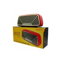 Caixa de som retro vintage bluetooth fm vc-m270bt-vermelho Caixa de som retro vintage bluetooth fm vc-m270bt-vermelho