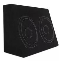 Caixa de Som Selada Furo Para 2 Alto Falantes 6x9 Polegadas 7 Litros Preto MDF ou AGL Shutt