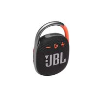 Caixa de Som Sem Fio JBL CLIP4 Black, Bluetooth, Preto e Laranja - JBLCLIP4BLKO