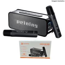 Caixa de Som Sem Fio Peining a prova de Água com microfone sem fio Caixa de Som Sem Fio Peining a prova de Água com microfone sem fio