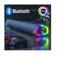 Caixa de som Soundbar Bluetooth Efeito Led alto falante Potente - Goldenultra Caixa de som Soundbar Bluetooth Efeito Led alto falante Potente - Goldenultra