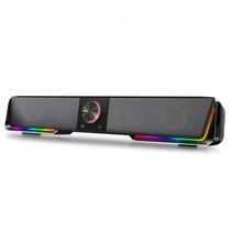 Caixa de som soundbar gamer redragon gs570 darknets rgb preto