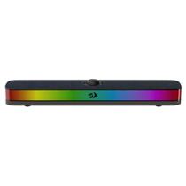 Caixa De Som Soundbar Gamer Redragon Neo RGB USB-C Duplos 2x5W RMS Com Roda de Volume Preto - GS515 Caixa De Som Soundbar Gamer Redragon Neo RGB USB-C Duplos 2x5W RMS Com Roda de Volume Preto - GS515