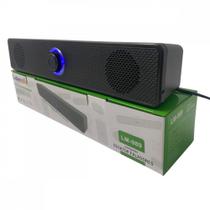 Caixa de Som Soundbar LED Computadores Notebook USB P2 Soundbar Potente - LM