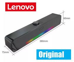 Caixa de Som Soundbar Lenovo TS33 B Bluetooth 5.0 RGB Com Subwoofer