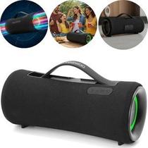 Caixa de Som Soundbox X80 Preto Portátil Bluetooth Luz Led Conecta Duas Caixas Daewoo