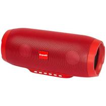 Caixa de Som Speaker com Led EP-2303 BT/ USB/FM/AUX Vermelho