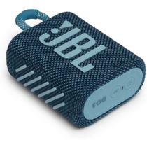 Caixa de som Speaker JBL Go 3 Bluetooth 4.2W RMS IP67 - Azul JBLGO3BLUAM