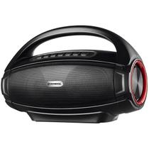 Caixa de som Speaker Mondial Monster Sound II SK-07 60 Watts RMS com Bluetooth/Radio FM/Auxiliar - Preto/Vermelho