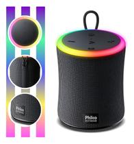 Caixa De Som Speaker Pbs35 Flash Lights 35w Bluetooth Philco Preto
