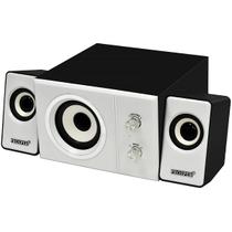 Caixa de som Speaker Prosper P-7715 com 3 Watts RMS USB - Branco/Preto