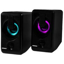 Caixa de som Speaker Satellite AS-2301 2 de 3 Watts RMS com Mini Jack 3.5 MM - Preto