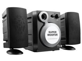Caixa de som subwoofer 5w RMS usb preta sp080 Multilaser