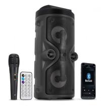 Caixa De Som Subwoofer Bluetooth Rádio Fm Usb Com Microfone e controle Remoto- ATURN SHOP
