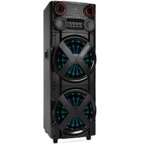 Caixa de Som Torre Amplificada 2x 12" 2500W RMS DSP e Show de Luzes XT-2025T - Polyvox