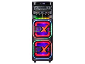 Caixa de Som Torre Amvox ATX 2108M Quadradinho Bluetooth 2100W Amplificada