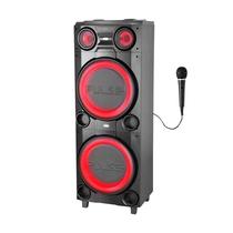 Caixa de Som Torre Pulse SP517 Double 10" Bluetooth 2500W- 1 Mic Caixa de Som Torre Pulse SP517 Double 10" Bluetooth 2500W- 1 Mic