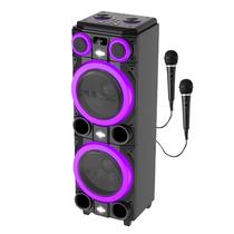 Caixa de Som Torre Pulse SP518 Double 10 TWS Bluetooth 2000W - 2 Mic Caixa de Som Torre Pulse SP518 Double 10 TWS Bluetooth 2000W - 2 Mic