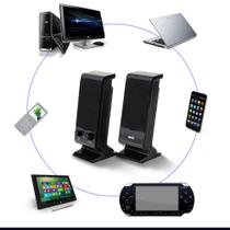 Caixa de Som USB 3D com Alto-Falantes Surround - para Computador, Notebook e TV